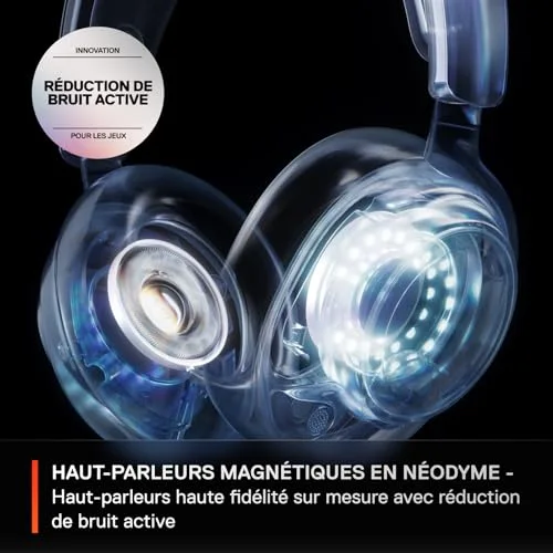 Casque-micro Audio gaming sans fil - STEELSERIES - Arctis Nova Pro X - Réduction active de bruit - Pour Xbox - Noir - vue 3