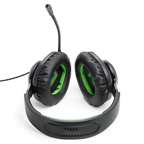 Casque-Micro Gaming - JBL - Quantum 100 Xbox - Filaire - Multiplateforme - Noir / Vert - vue 3
