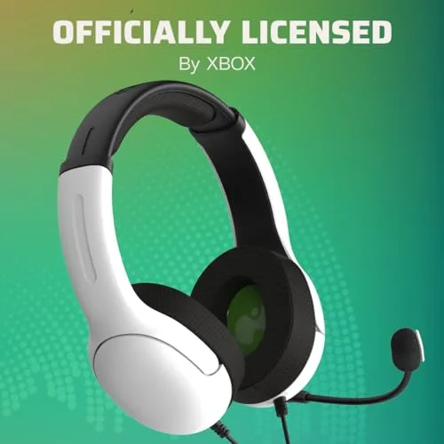 Casque-Micro PDP LVL40 Xbox One Blanc - Conception légère et bandeau confortable - vue 5