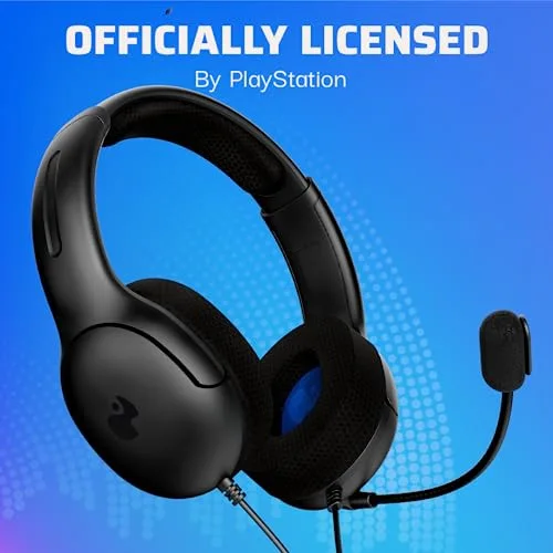 Casque PDP LVL40 Gris pour PS4 - Micro-casque filaire avec réduction de bruit active - vue 5