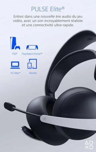 Casque PS5 sans fil - PULSE Elite - vue 2