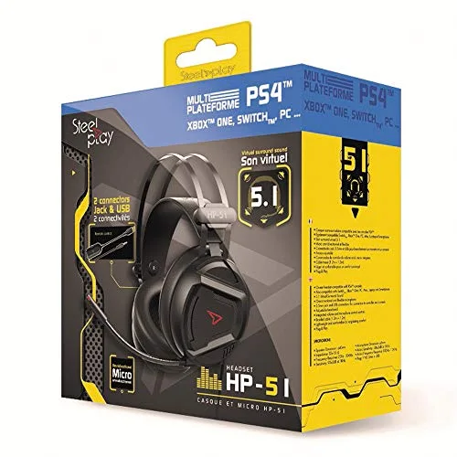 Casque SteelPlay Filaire HP51 Multi-Plateforme - Compatible PS4 Switch - vue 2