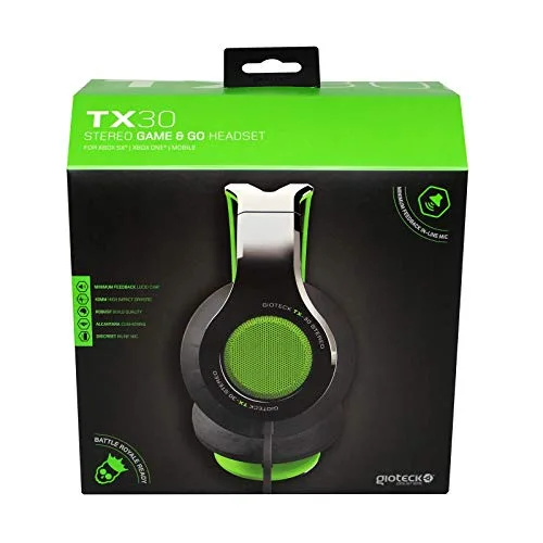 Casque stéréo - GIOTECK - TX30 - Vert Grill - Xbox Series PS5 Mobile - Confortable et léger - vue 2