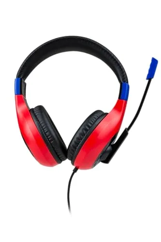 Casque Stéréo - NACON - Nintendo Switch - Rouge et Bleu - Microphone pivotant - Confort optimal - vue 2