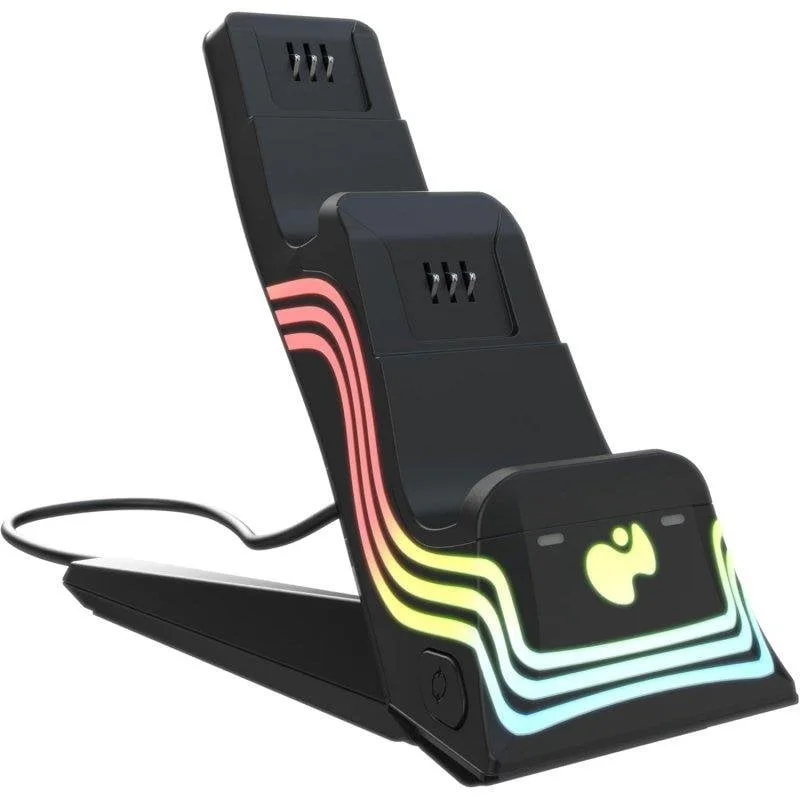 Chargeur double PDP Afterglow Wave Noir Xbox Series X S RGB