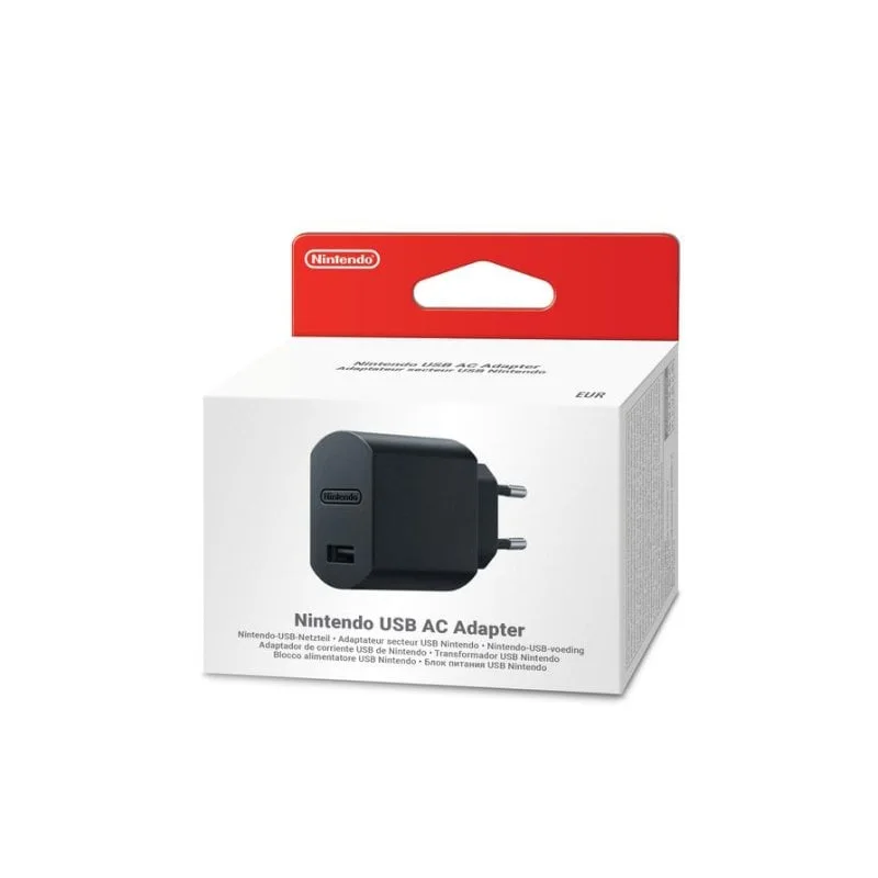 Chargeur Nintendo 0045496444891 USB Noir