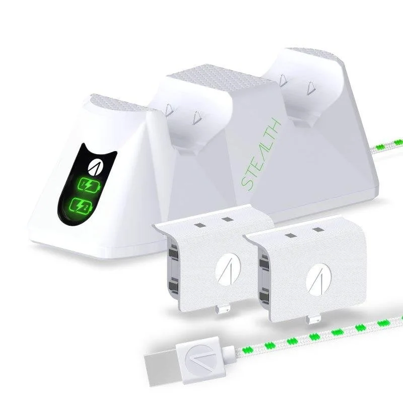 Chargeur Stealth Twin Battery Packs Xbox Series S/X Blanc