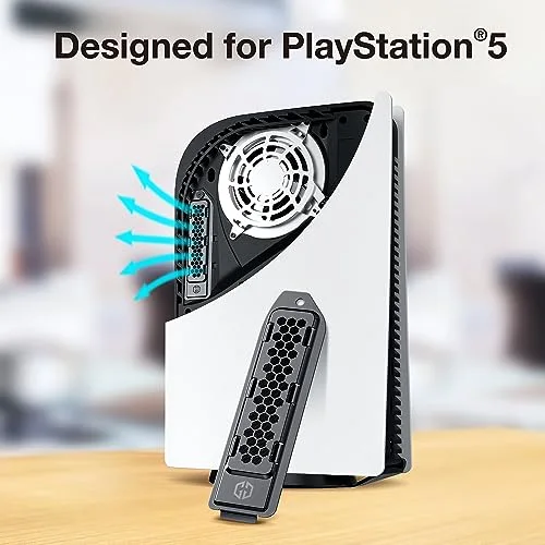 Coque de dissipation thermique - GRAUGEAR - Black - Pour SSD PS5 M.2 - Design trou respirant - vue 3