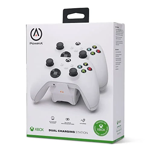 Dock - socle - station de charge pour manette Powera Double Support de Charge pour Xbox Series X - S - Blanc (UE) - vue 6