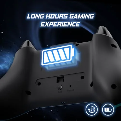 DragonShock - Manette RGB sans fil noire AURORA PLUS avec support téléphone pour Android IOS PS3 et PC Mode Turbo 800mAh - vue 8