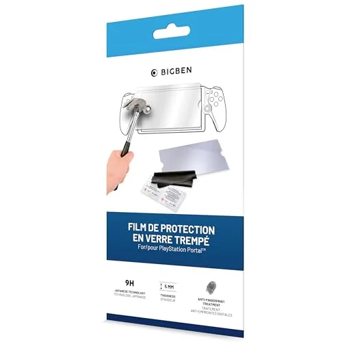 Nacon Protection d'écran Verre Trempé 9H+ Anti-reflets pour PlayStation Portal