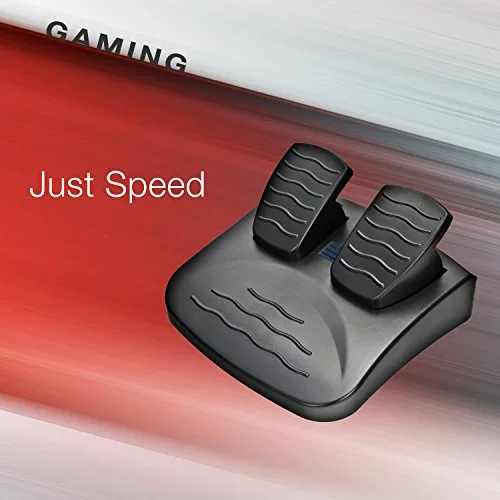 Ensemble volant et pédales - Esperanza - Filaire - Compatible PS2 PS3 PC - Rouge - vue 6