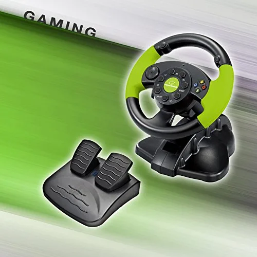 Ensemble volant et pédales - Esperanza - High Octane XBOX Edition - Filaire - Multi-plateforme - Noir - vue 5