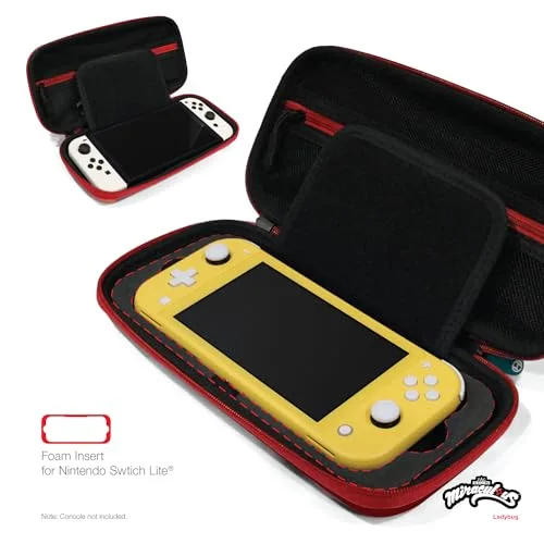 Étui rigide - HYPERKIN - 303444 - Miraculous Ladybug - Compatible Switch/OLED/Lite - Rouge - vue 2