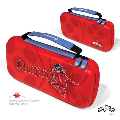 Étui rigide - HYPERKIN - 303444 - Miraculous Ladybug - Compatible Switch/OLED/Lite - Rouge - vue 5