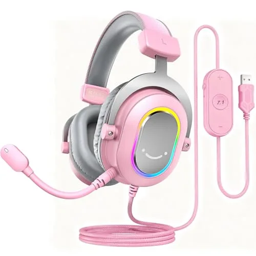 FIFINE AmpliGame H9 Casque Gaming USB 7.1 RGB