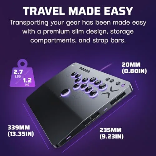 Fightstick PDP Victrix Pro KO Leverless Gris - vue 9