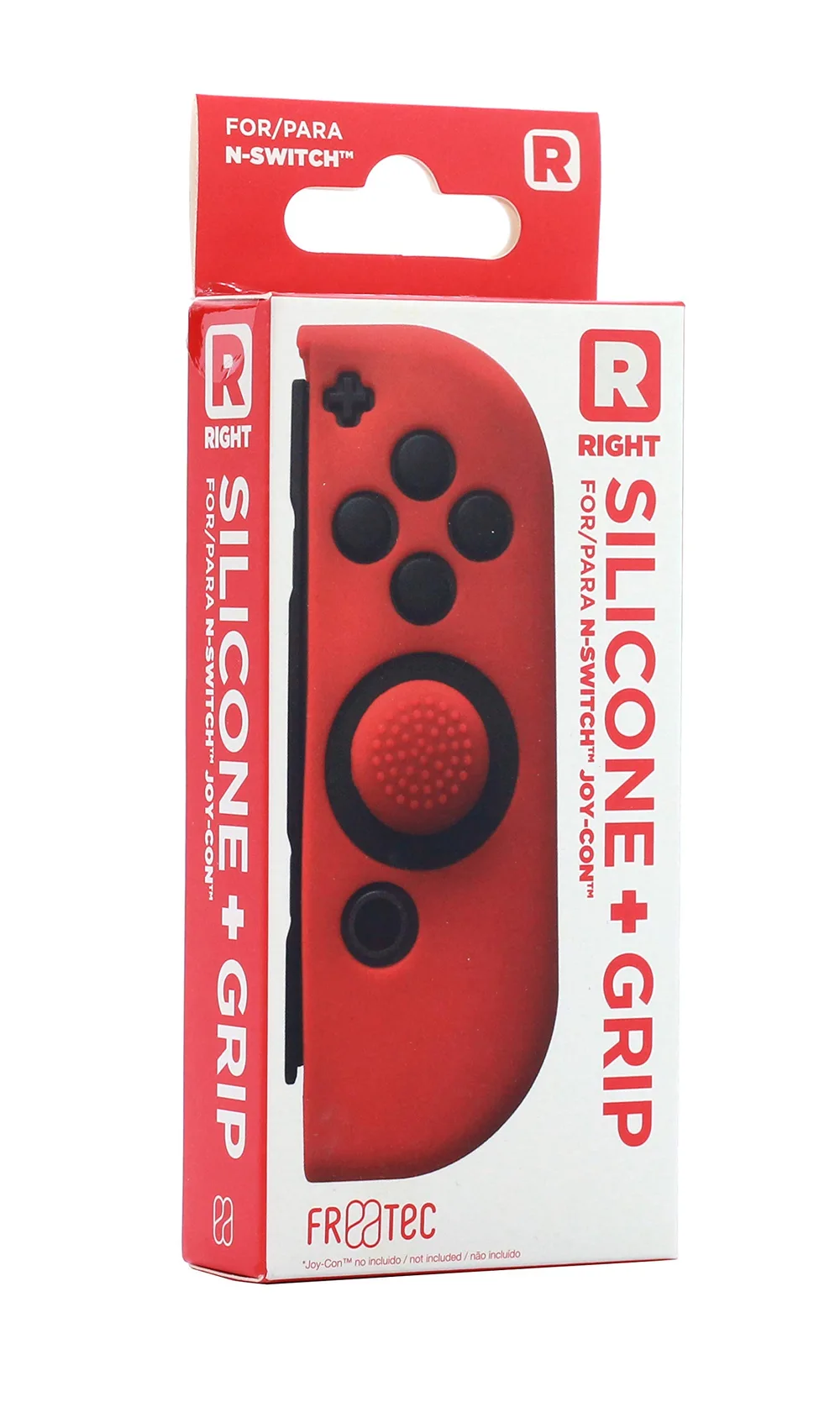 FR-TEC Coque Silicone + Grip Joy-Con Droit Rouge Switch - vue 2