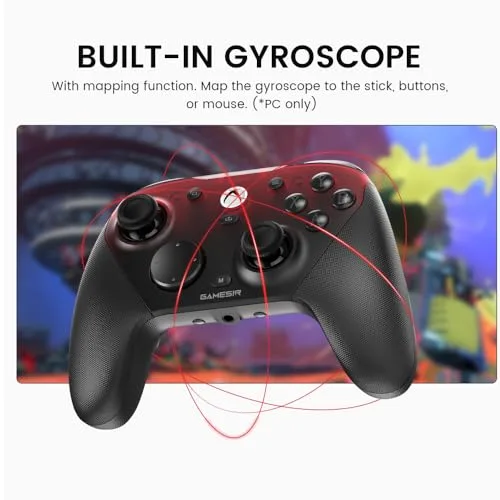 G7 Pro Manette de Jeu Tri-mode Xbox PC Mobile 1000 Hz Sticks TMR Hall Effect Gamesir Noir / Rouge - vue 7