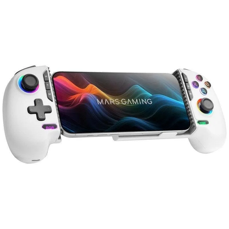 Gamepad Bluetooth Mars Gaming MGPXPRO 2en1 Blanc