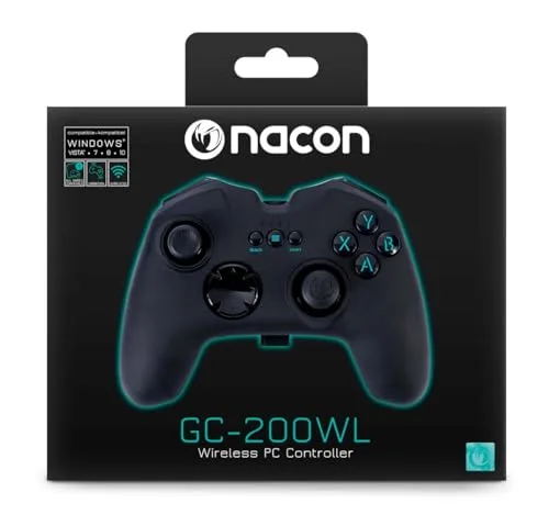 Gamepad - NACON - PCGC-200WL - Sans fil - Vibration - Noir - vue 3