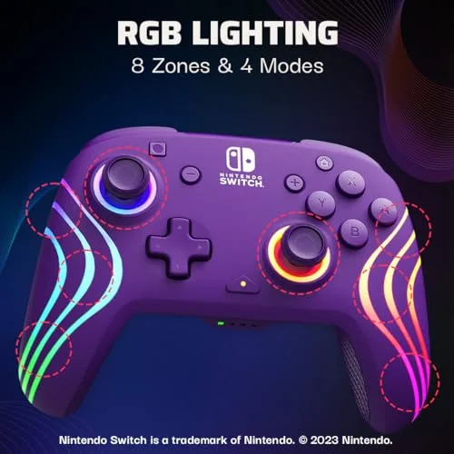 Gamepad Wireless Multicolor Pro Switch - vue 2