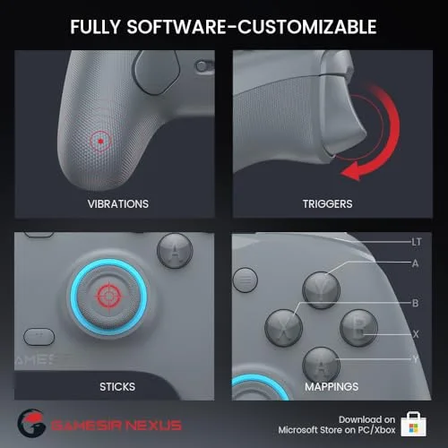 GameSir G7 SE Manette filaire Xbox Series XS Xbox One & PC – Joysticks Hall prise 35 mm - vue 7