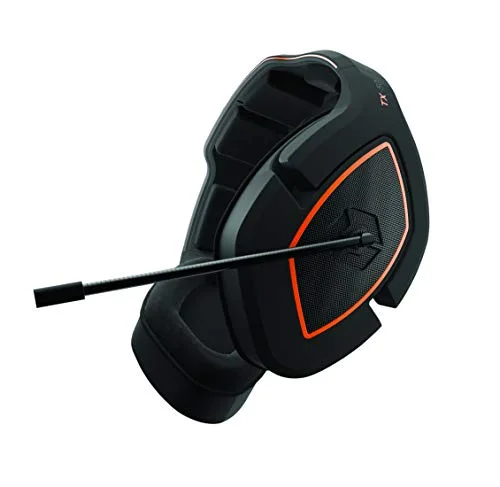 Gioteck - Casque Gaming filaire TX50 pour PS4 PS5 Xbox One Xbox Series XS Switch et PC Noir et Orange - vue 2
