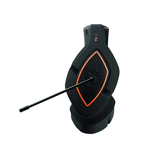 Gioteck - Casque Gaming filaire TX50 pour PS4 PS5 Xbox One Xbox Series XS Switch et PC Noir et Orange - vue 3