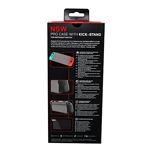 Gioteck NSW Pro Case Support Magnétique + Verre Trempé 9H - vue 7