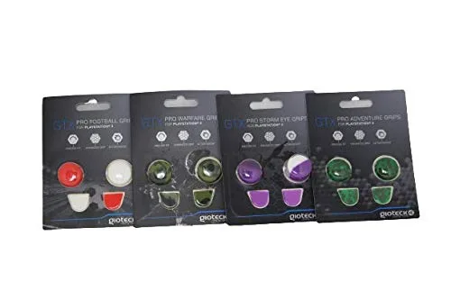 Gioteck - Protection Manette PS4 - Grip Antidérapant - Cubes Verts - vue 4