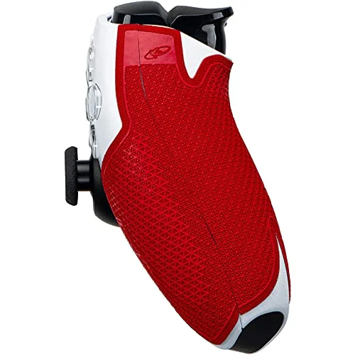 Grip multi texturé rouge pour manette PS5 Dualsense - vue 5