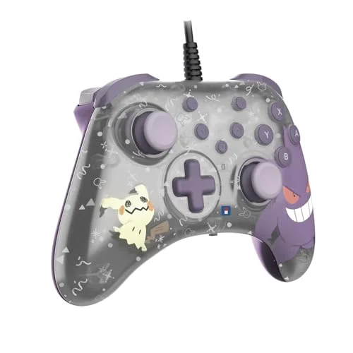 Hori HORIPAD Turbo Gengar & Mimikyu Manette filaire USB-A 3m Switch 2 - vue 3