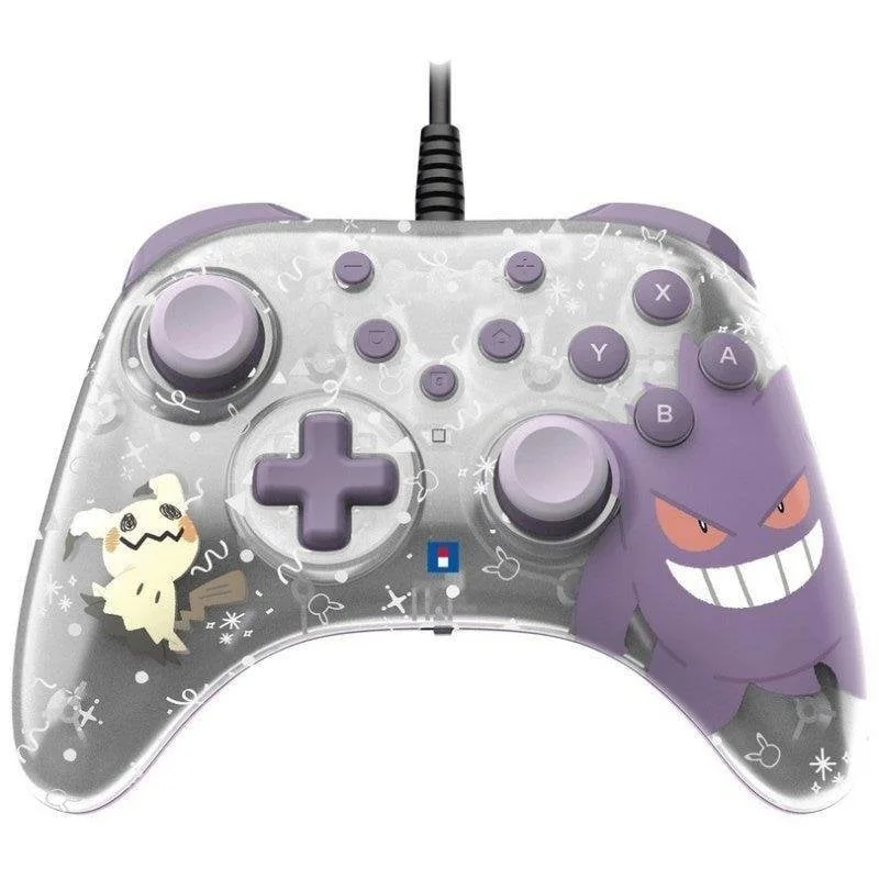 Hori HORIPAD Turbo Gengar & Mimikyu Manette filaire USB-A 3m Switch 2