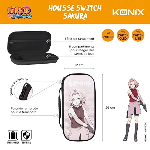 Housse de Protection - KONIX - Naruto : Sakura - Switch - vue 5