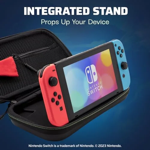 Housse de protection - PDP - Link - Compatible Nintendo Switch - Design lumineux - Support intégré - vue 4