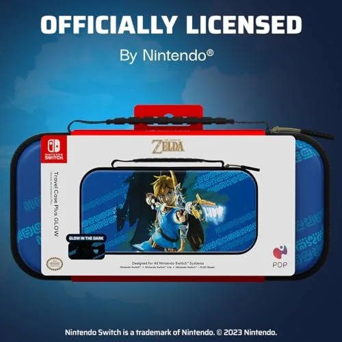 Housse de protection - PDP - Link - Compatible Nintendo Switch - Design lumineux - Support intégré - vue 5