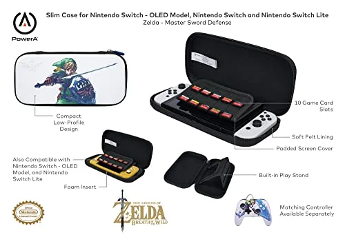 Housse de protection - POWER A - Nintendo Switch - Master Sword Defense - vue 2