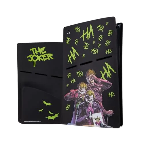 Housse Silicone Blade Gaming Joker Cover PS5 Slim Noir Vert - vue 2