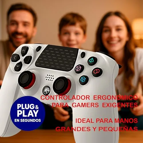 Indeca Raptor Manette sans fil Blanc PS4 - vue 3