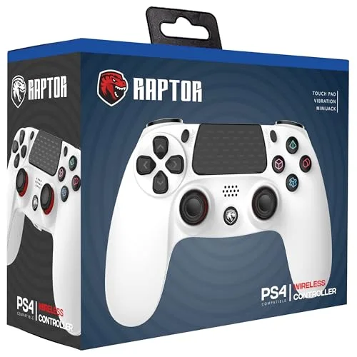 Indeca Raptor Manette sans fil Blanc PS4 - vue 5