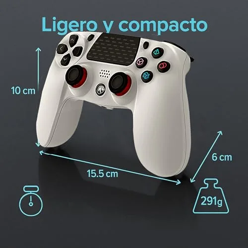 Indeca Raptor Manette sans fil Blanc PS4 - vue 7