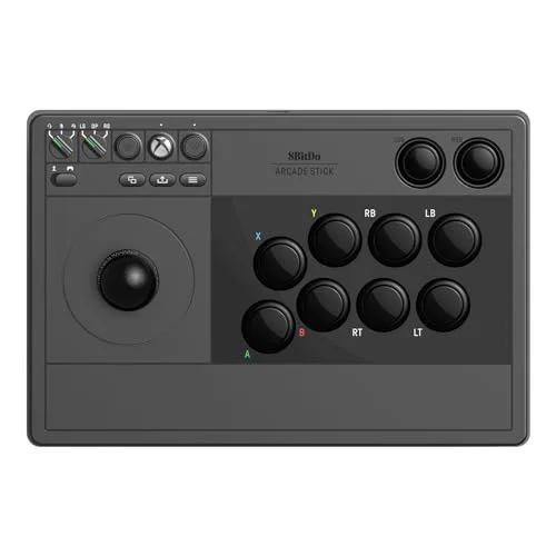 Joystick 8BitDo Arcade Stick Xbox PC Noir Sans Fil - vue 2