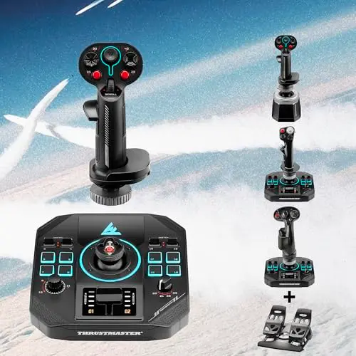 Joystick et de manette des gaz - THRUSTMASTER - Sol-R 4 HOTAS - Technologie HEART - vue 8