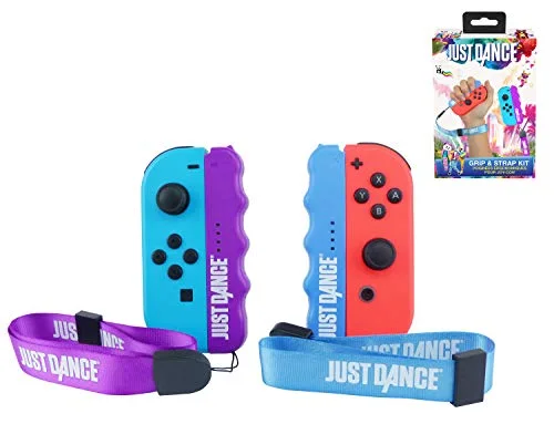 Jusst Dance Officiel - Grip & Strap pack - Poignées ergonomiques de confort avec dragonnes pour manette Nintendo Switch - vue 3