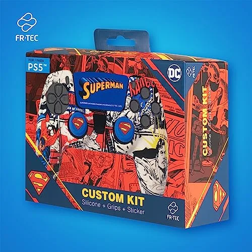 Kit Accessoire personnalisé Just For Games DC Superman pour manette PS5 - vue 2