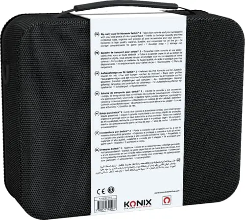 Konix Sacoche de transport Switch 2 Noir - vue 8