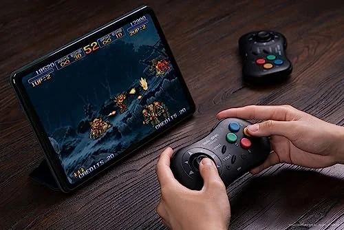 Mai Shiranui Edition : 8Bitdo Manette Bluetooth Style SNK Neo Geo - compatible PC Windows Android & Neo Geo Mini - vue 7