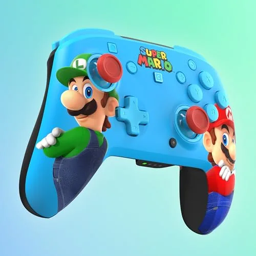 Mando Inalámbrico Turtle Beach Rematch Switch 2 Mario & Luigi RGB - vue 2