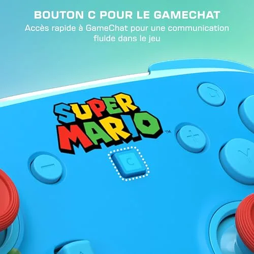 Mando Inalámbrico Turtle Beach Rematch Switch 2 Mario & Luigi RGB - vue 8